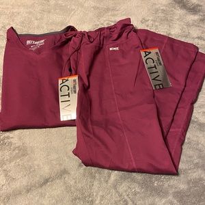 Burgundy Scrubs